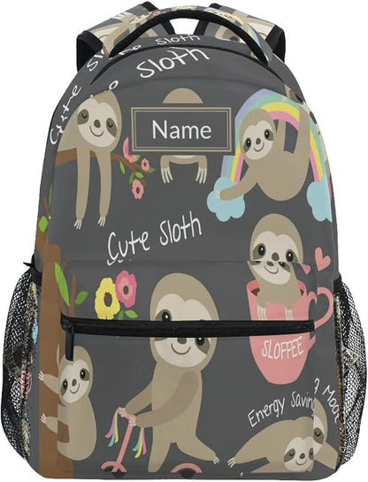 Custom Children's Name School Backpack Personalized Schoolbag Travel Bag for Teens Girls Boys