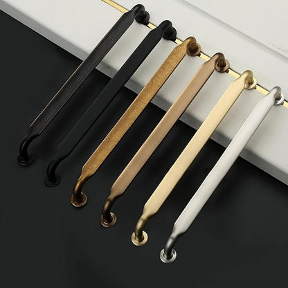 Asidrama 10 Pack 10 Inch(254mm) Champagne Bronze Kitchen Cabinet Handles, Cabinet Pulls Kitchen Cabinet Hardware for Cupboard Drawer Pulls