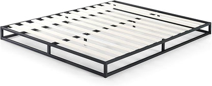 ZINUS Joseph 6 inch Metal Platform Bed Frame, Mattress Foundation, Wood Slat Support, No Box Spring Needed, Sturdy Steel Structure, King