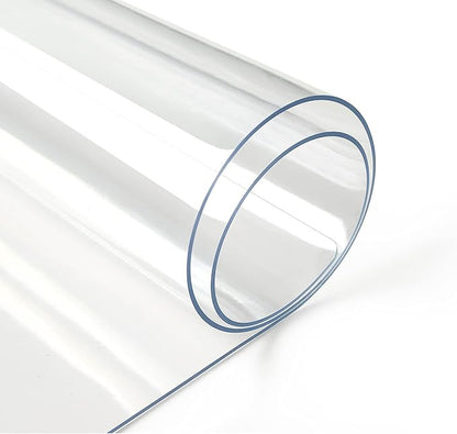 Deep Dream 1.5mm Clear Desk Cover Protector, 16×36 Inch Clear Desk Cover, Rectangular Vinyl Desk Pad, PVC Plastic Table Cover for Office, Dresser, Night Stand, Computer & Writing Desk Tabletop