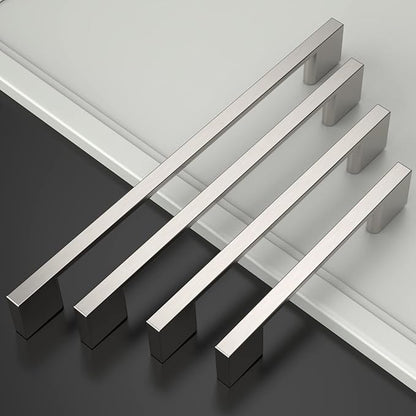 Asidrama 10 Pack 6.3 Inch(160mm) Brushed Satin Nickel Kitchen Cabinet Handles, Cabinet Pulls Kitchen Cabinet Hardware for Cupboard Drawer Pulls