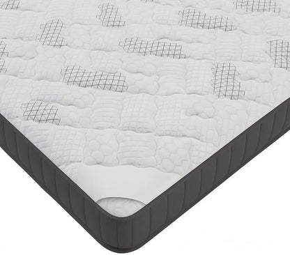 Ottomanson Twin 7.5" Medium Firm Innerspring Mattress – Bonnell Coil System with Comfort Foam – Fiberglass Free – Made in USA – Bed in a Box – Supportive & Durable Sleep Surface