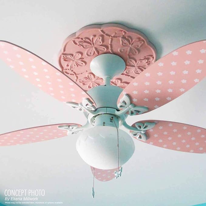 Ekena Millwork CM12BRAMF 12 1/2"OD x 3 7/8"ID x 3/4"P Bradford Ceiling Medallion, Americana