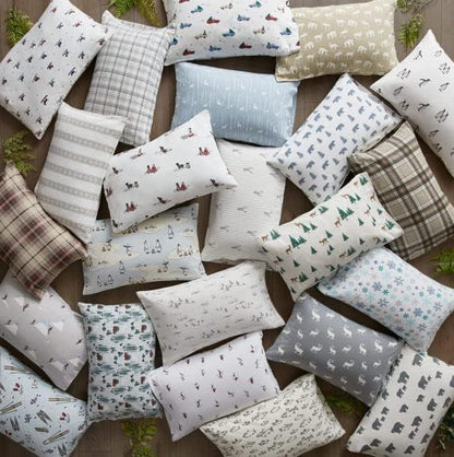Eddie Bauer - Twin Sheets, Cotton Flannel Bedding Set, Brushed For Extra Softness, Cozy Home Decor (Deer Lodge, Twin)
