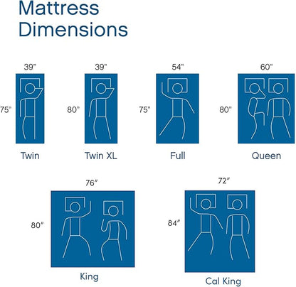 COOL GEL 10 Inch King Mattress Memory Foam Medium Firm, King Size Memory Foam Mattress Cooling, Made in The USA, 10" Depth with Pressure Relief, CertiPUR-US Certified No Fiberglass, CoolGel Bed