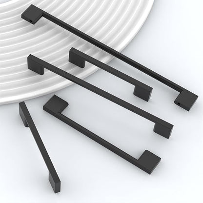 10 Pack Matte Black Cabinet Pulls 5 Inch Cabinet Handles Kitchen Cabinet Hardware Kitchen Handles for Cabinets Black Dresser Pulls Drawer Handle
