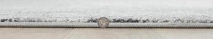 Keen Home Design Area Rugs - 5ft Round Non-Shedding, Abstract Rugs for Kitchen, Living Room, Bedroom, Dining Room, Entryway - Size: 5'3" Square, Abstract Cream/Grey