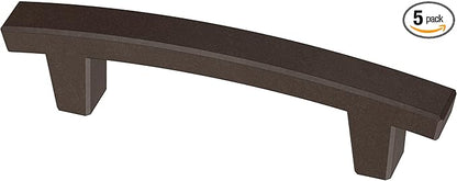 Franklin Brass Pierce (5-Pack) Cabinet Handles 3' Hole Center Deep Bronze Kitchen Drawer Pulls Dresser, Furniture Hardware P29519K-324-B