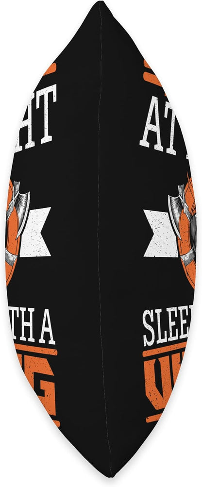 Feel Safe At Night Sleep With A Viking Scandinavian Throw Pillow