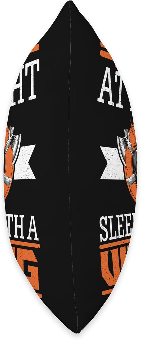 Feel Safe At Night Sleep With A Viking Scandinavian Throw Pillow