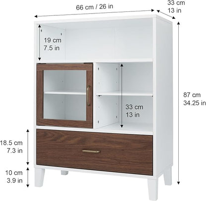 Teamson Home Tyler Wooden Storage, Floor Cabinet