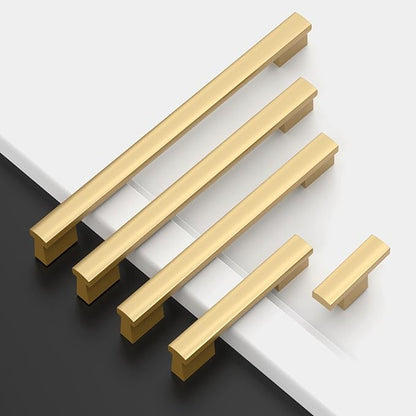 Asidrama 10 Pack 7.5 Inch(192mm) Champagne Bronze Cabinet pulls Kitchen Cabinet Handles, Cabinet Pulls Kitchen Cabinet Hardware for Cupboard Drawer Pulls