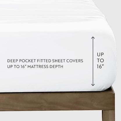 Linen Market Double-Brushed Microfiber Twin XL Sheet Set 3 Piece – Oeko-TEX Certified Ultra Soft & Wrinkle-Free - 16" Deep Pocket Sheets - Easy Care Twin XL Size - Blush