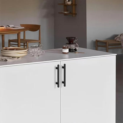 10 Pack 3.75 Inch(96mm) Kitchen Cabinet Handles Matte Black Cabinet Pulls Kitchen Cabinet Hardware Drawer Pulls for Cupboard Wardrobe