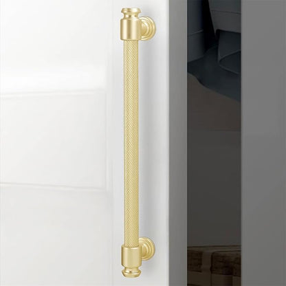 10 Pack 12-3/5 inch(320mm) Brushed Brass Kitchen Cabinet Handles Cabinet Pulls Gold Drawer Pulls Kitchen Cabinet Hardware Handles Dresser Handles