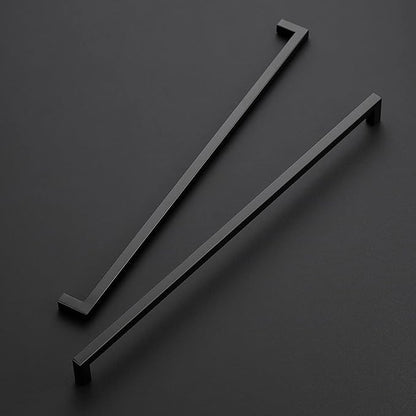 Ravinte 10 Pack 18 Inch Square Cabinet Handles Matte Black Drawer Pulls Kitchen Hardware