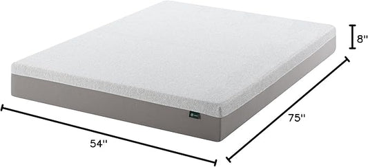 ZINUS 8 Inch Ultima Memory Foam Mattress [New Version], Full, Fiberglass Free, Medium Firm Feel, Breathable Airflow Memory Foam, Certified Safe Foams & Fabric, Mattress in A Box