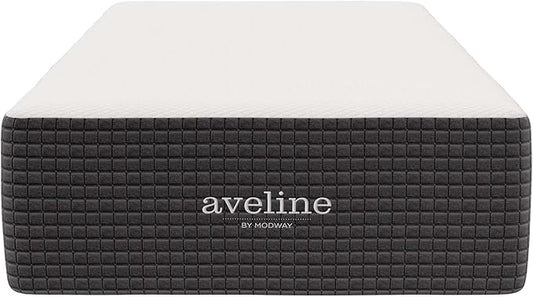 Modway Aveline 14” Gel Infused Memory Mattress with CertiPUR-US Certified Foam Twin Mattress
