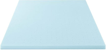 Best Price Mattress 2.5 Inch Ventilated Memory Foam Mattress Topper, Cooling Gel Infusion, CertiPUR-US Certified, Dorm Essentials, Queen