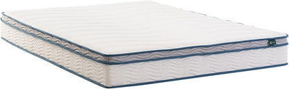ZINUS 8 Inch Spring Sensation Hybrid Mattress [New Version], King, Fiberglass Free, Medium Firmness, Durable Support, Certified Safe Foams & Fabric, Mattress in A Box