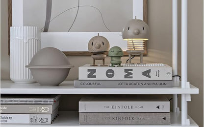 Hoptimist - Scandinavian Design - Wooden Bumble (Black Stained Oak, H: 13.5 cm x D: 10 cm)