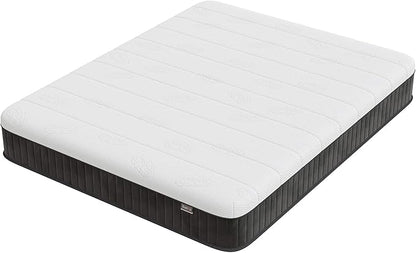 Swbvs Twin Mattress, 10 Inch Memory Foam Single Bed Mattress with Innerspring Hybrid Mattress in a Box Pressure Relief & Supportive Twin Size Mattress