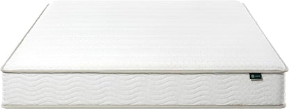 ZINUS 8 Inch Foam and Spring Hybrid Mattress [New Version], King, Fiberglass Free, Medium Firmness, Durable Support, Certified Safe Foams & Fabric, Mattress in A Box
