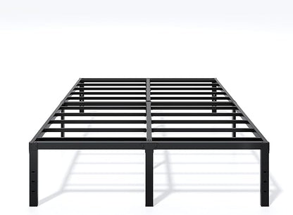 Metal Bed Frame King Size - 16 Inch Heavy-Duty King Platform Bed Frame No Box Spring Needed, Easy Assembly, Noise-Free, Sturdy Mattress Foundation, Underbed Storage Space
