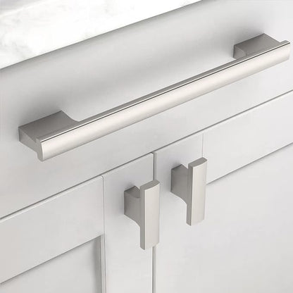 Asidrama 10 Pack 7.5 Inch(192mm) Brushed Satin Nickel Kitchen Cabinet Handles, Cabinet Pulls Kitchen Cabinet Hardware for Cupboard Drawer Pulls