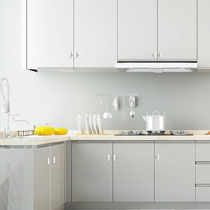 Cabinet Pulls Single Hole Cabinet Handles, 50 Pack Square Brushed Nickel Bar Cabinet Pulls Drawer Cabinet Knobs Cupboard Hardware Cabinet Handles, Stainless Steel Single Hole Cabinet Knobs