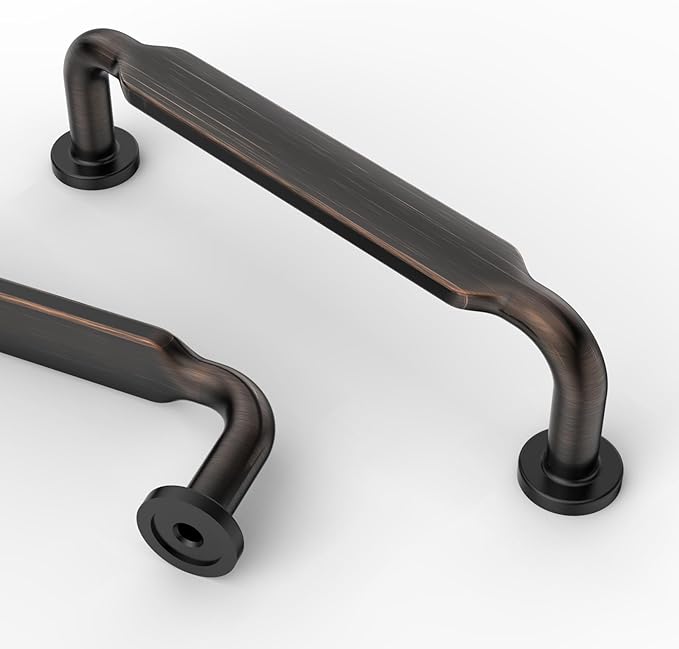 Asidrama 20 Pack 3.75 Inch(96mm) Oil Rubbed Bronze Kitchen Cabinet Handles, Cabinet Pulls Kitchen Cabinet Hardware for Cupboard Drawer Pulls