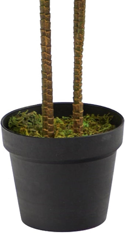 Nearly Natural 48in Dracaena Silk Plant (Real Touch) Green