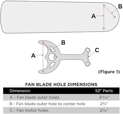 Westinghouse SL2P 7740600 52-Inch White Finish Replacement Fan Blade Arms, Five-Pack, 4.38x6.75x1.38, 5 Count