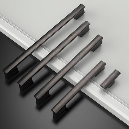 Asidrama 10 Pack 7 Inch(177mm) Oil Rubbed Bronze Kitchen Cabinet Handles, Cabinet Pulls Kitchen Cabinet Hardware for Cupboard Drawer Pulls