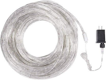 100 Feet 720 LED Rope Lights,2-Wire Low Voltage Waterproof Blue Rope Lights Outdoor,Indoor Background Lighting Idear for Deck,Trees,Bridges,Eaves,Pool,Wedding Use(Blue)