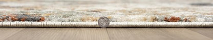 Keen Home Design Area Rugs - 4x6 Non-Shedding, Abstract Rugs for Kitchen, Living Room, Bedroom, Dining Room, Entryway - Size: 4' x 6', Multi
