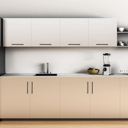 Ravinte 10 Pack 8-4/5 Inch Square Cabinet Handles - Matte Black Pulls for Kitchen Drawers and Cabinets - Hardware Handles