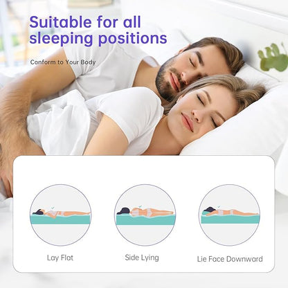 PayLessHere 6 Inch Twin XL Gel Memory Foam Mattress Fiberglass Free/CertiPUR-US Certified/Bed-in-a-Box/Cool Sleep & Comfy Support