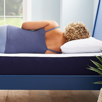 Sleep Innovations Marley 10 Inch Cooling Gel Memory Foam Mattress, Full Size, Bed in a Box, Medium Firm Support