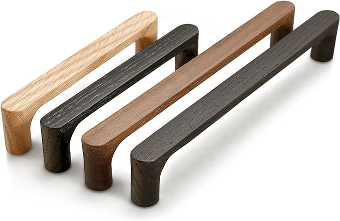Walnut Round 5 in 10 pcs Wooden Drawer Pulls Handle pulls for cabinets Kitchen Cabinet Drawer pulls Cabinet Door Pull