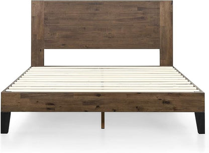 ZINUS Tonja Wood Platform Bed Frame with Headboard, Mattress Foundation with Wood Slat Support, No Box Spring Needed, Easy Assembly, Queen
