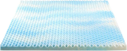 ZINUS 2 Inch Swirl Gel Cooling Memory Foam Mattress Topper, Smaller, More Convenient WonderBox Packaging, Cooling, Airflow Design, CertiPUR-US Certified, King