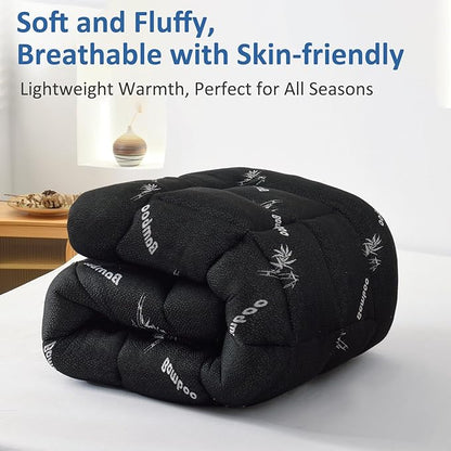 Favorland Mattress Topper King Size - Cooling Extra Thick Breathable Viscose Made from Bamboo Mattress pad - Soft Quilted Fitted Mattress Cover with 900 GSM Down Alternative Fill (8-21”Deep Pocket)