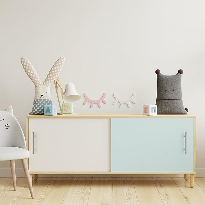 Ravinte 50 Pack | 5 Inch Cabinet Pulls Grey Stainless Steel Kitchen Drawer Pulls Cabinet Handles 5 InchLength, 3 Inch Hole Center