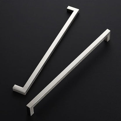 Ravinte 20 Pack 12-3/5 Inch Kitchen Square Cabinet Handles Satin Nickel Pulls Brushed Nickel Kitchen Cabinet Hardware Handles for Cupboard Drawer Pulls