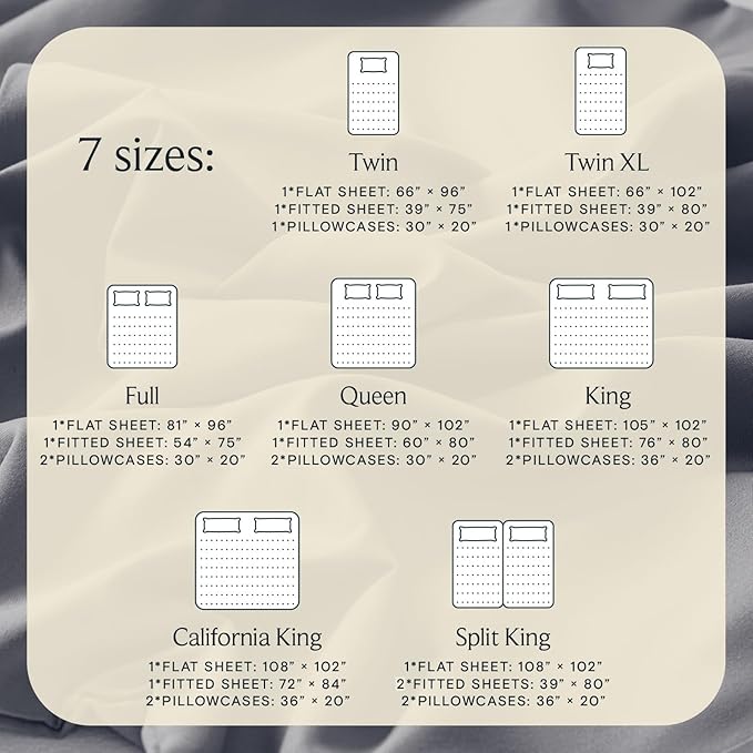 LuxClub 4 PC King Size Sheet Set Deep Pockets Wrinkle Free Cooling Bed Sheets Machine Washable Hotel Bedding Silky Soft - Light Grey King