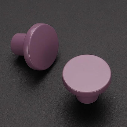 Ravinte 25 Pack Cabinet Knobs Purple Kitchen Cabinet Knobs Round Dresser Drawer Pulls Closet Door Pulls 1-1/5 Inch