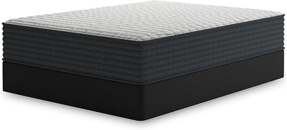 Signature Design by Ashley Hybrid 1200 12" Firm Moisture Wicking Mattress with Charcoal-Infused Gel Memory Foam and Edge Support for Pressure Relief, Temperature Regulating, King, Fiberglass Free