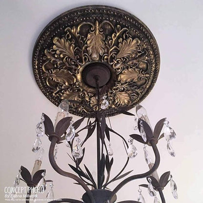 Ekena Millwork Bradford Ceiling Medallion, Night Shade