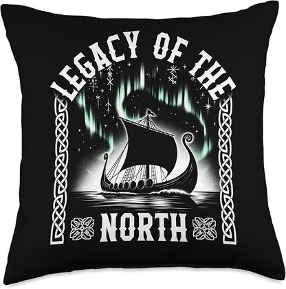 Viking Legacy Of The North Norse Myth Scandinavian Warrior M Throw Pillow